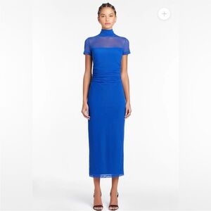 Amanda Uprichard Blue Maxi Dress